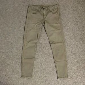 American Eagle khaki jeggings